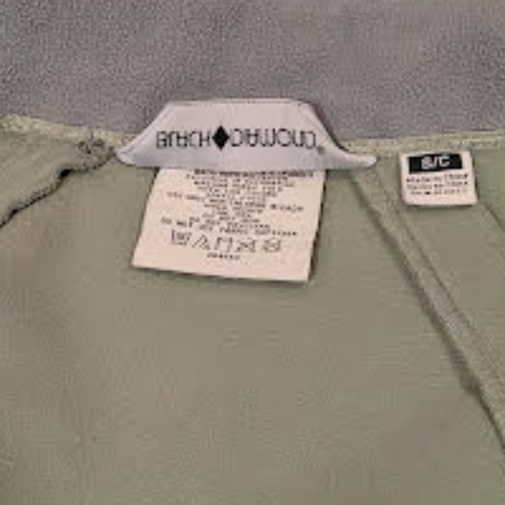 Black Diamond Women's Softshell Jacket, Green, Zip Pockets, Small - Picture 8 of 9